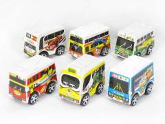 Pull Back Bus(6S) toys