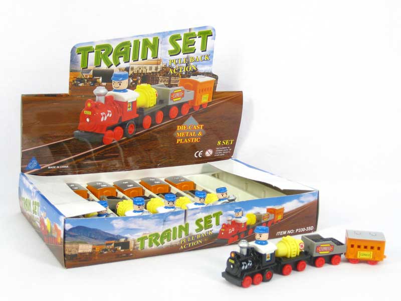Die Cast Loco Pull Back(8in1) toys