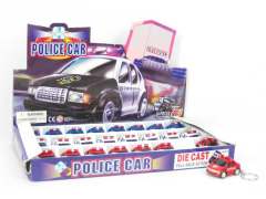 Die Cast Police Car Pull Back(24in1)