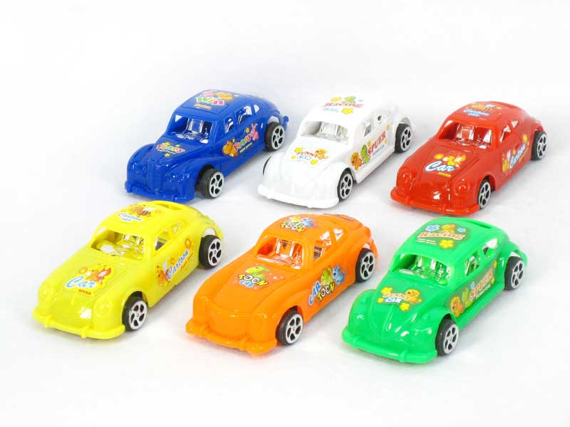 Pull  Back Cartoon Car(4S6C) toys