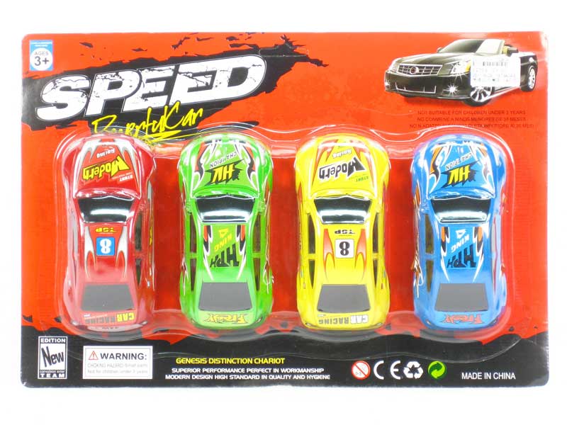 Pull Back Racing Car(4in1) toys