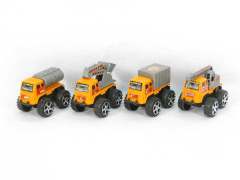 Pull Back Construction Truck(4S) toys