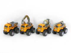 Pull Back Construction Truck(4S) toys