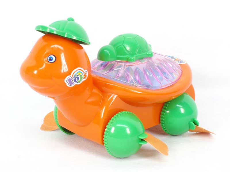 Pull Back Tortoise W/L(2C) toys