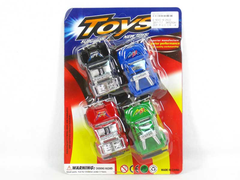 Pull Back Car(4in1) toys