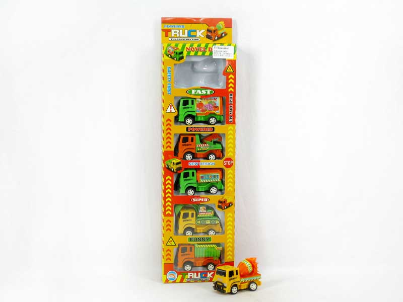 Pull Back Construction Truck(6in1) toys