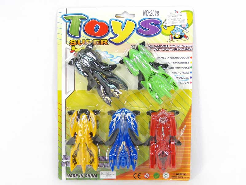 Pull Back 4Wd Car(5in1) toys