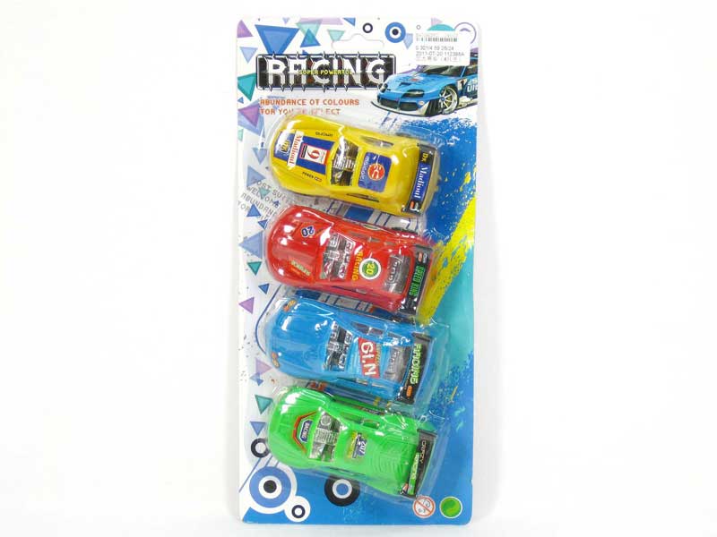 Pull Back Racing Car(4in1) toys