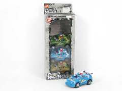 Pull Back Police Car(4in1) toys