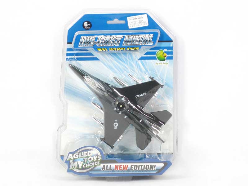Die Cast Airplane Pull Back W/L_S toys