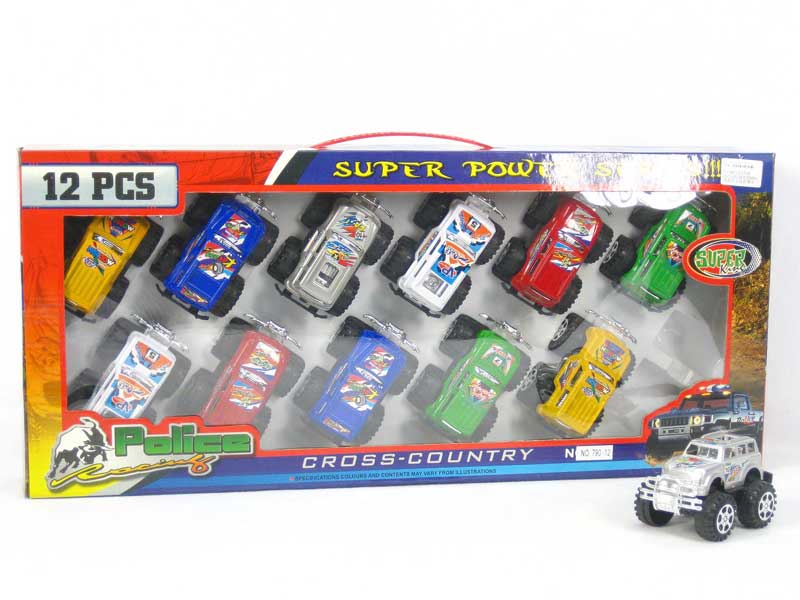 Pull Back Cross-country Racing Car(12in1) toys