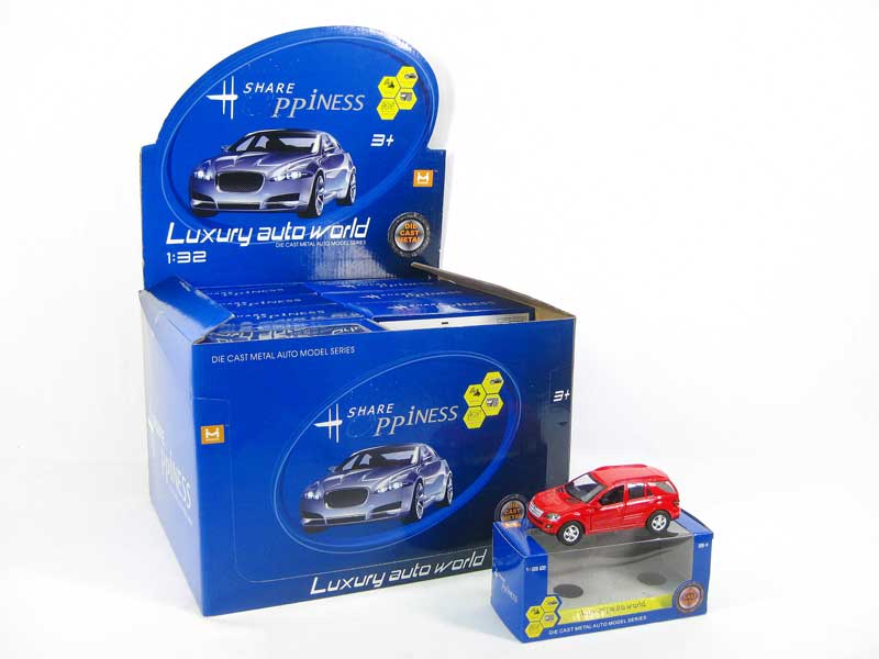 1:32 Die Cast Sports Car Pull Back W/L_S(24in1) toys