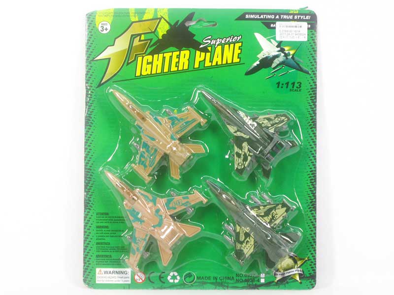 Pull Back Airplane(4in1) toys
