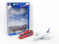Die Cast Plane Pull Back W/L_S & Die Cast Bus Pull Back W/L_S