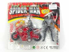 Pull Back Motorcycle & Spider(2C)