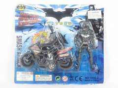 Pull Back Motorcycle & Bat Man(2C)