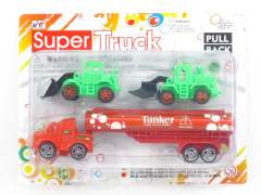 Pull Back Container & Pull Back Farmer Car toys