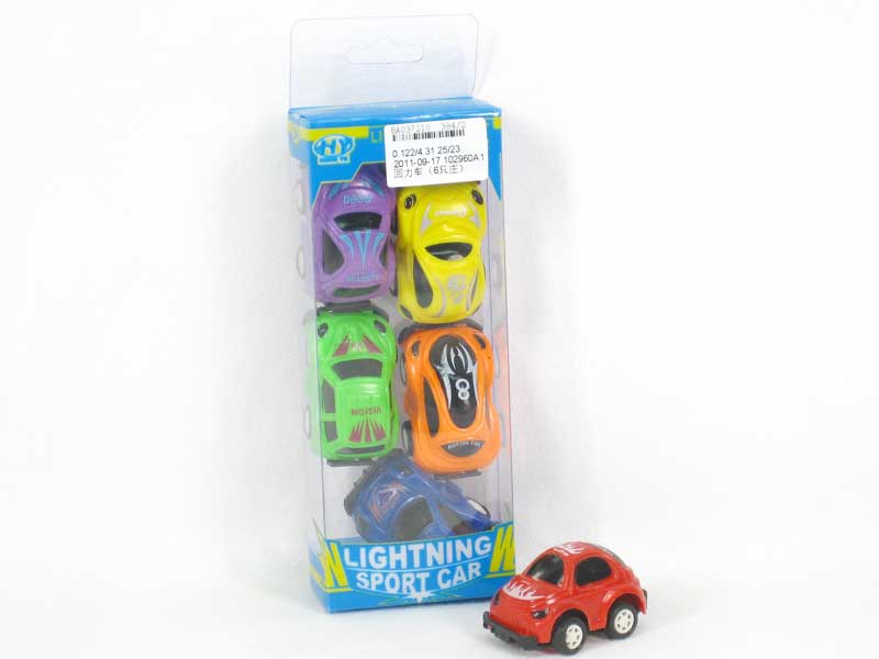 Pull Back Car(6in1) toys