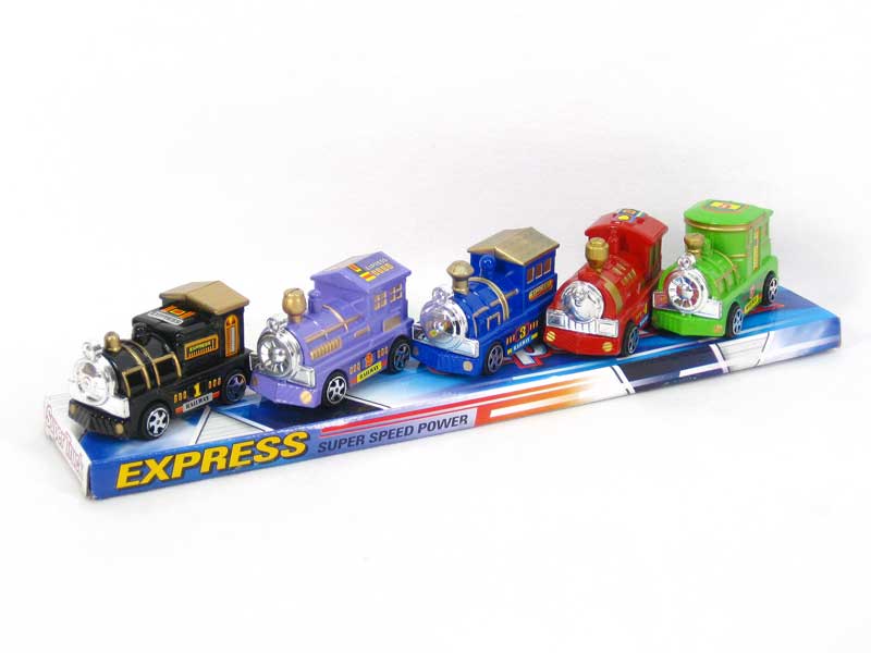 Pull Back Train(5in1) toys