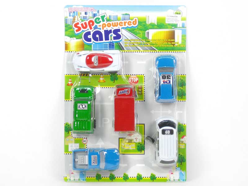 Pull Back Car(6in1) toys