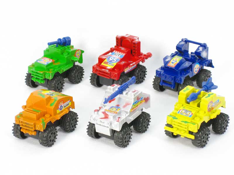 Pull Back Battle Car(6S) toys