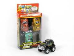 Pull Back Cross-country Racing Car(4in1)