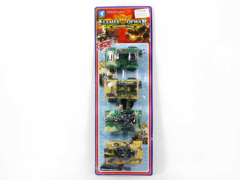 Pull Back Tank(4in1) toys