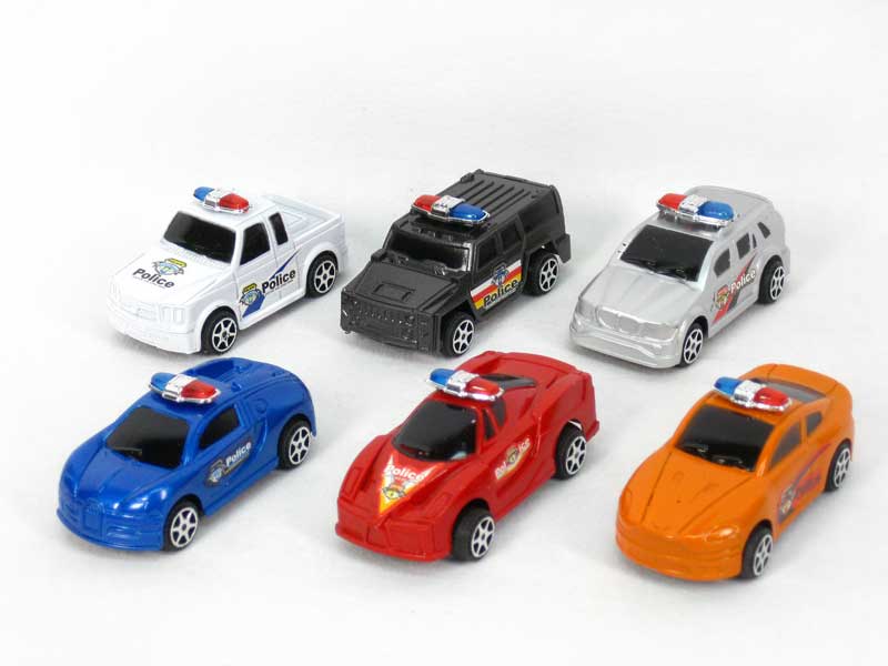 Pull Back Police Car(6S) toys