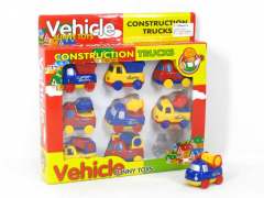 Pull Back Construction Truck(9in1)
