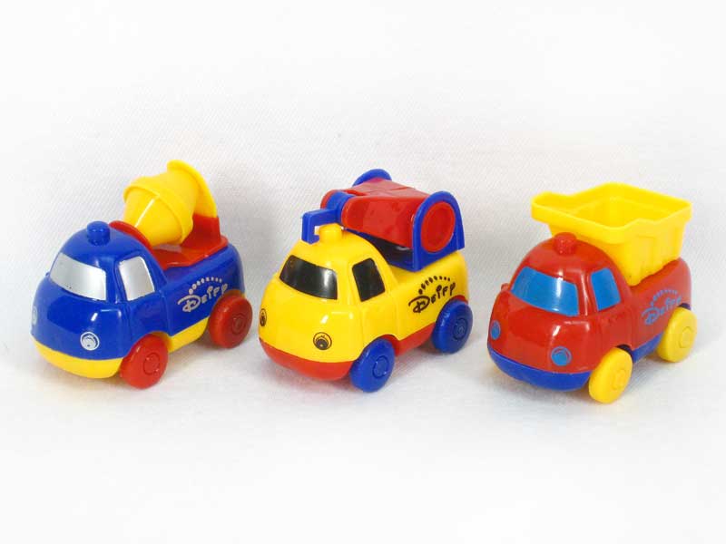 Pull Back Construction Truck(3S3C) toys