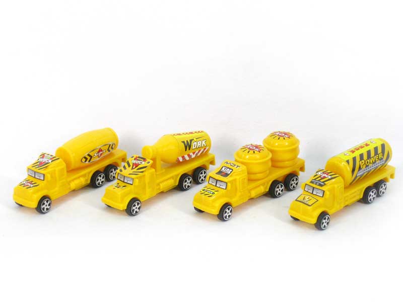 Pull Back Construction Truck(4in1) toys