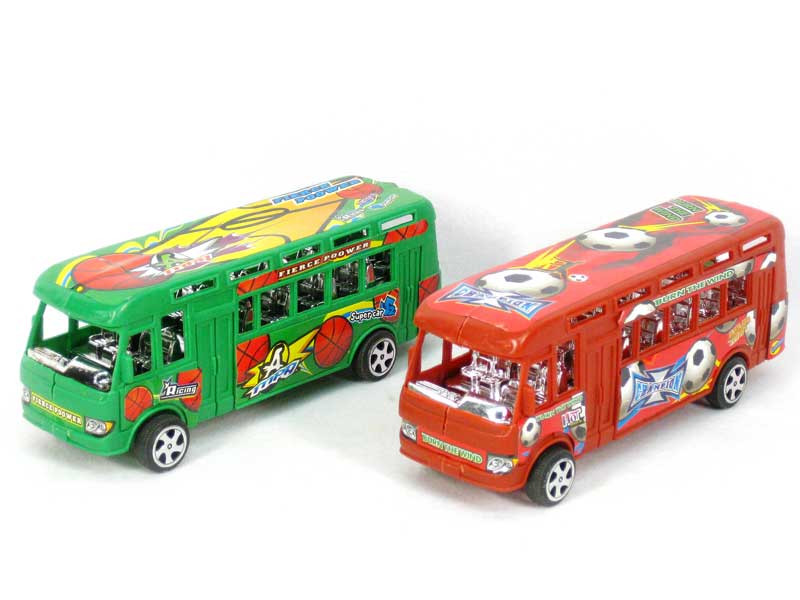 Pull Back Bus(2in1) toys