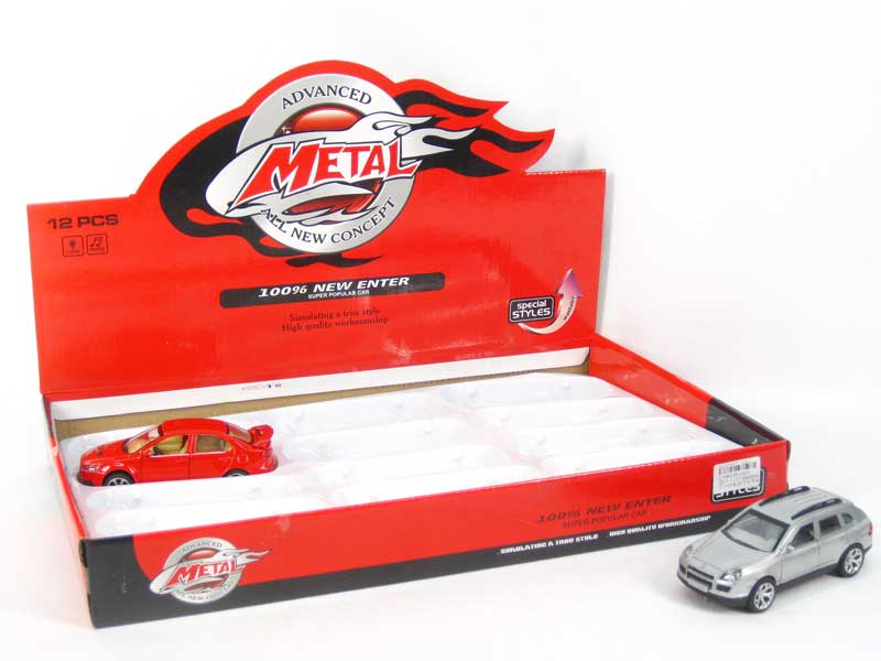 Metal Pull Back Car W/M(12in1) toys