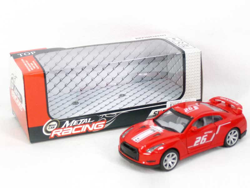 Die Cast Racing Car Pull Back W/M(6S6C) toys