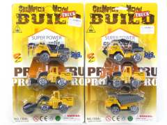 Pull Back Construction Truck(3in1)