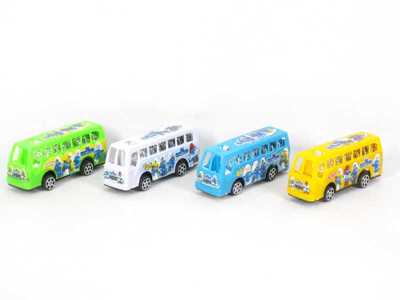 Pull Back Bus(4in1) toys