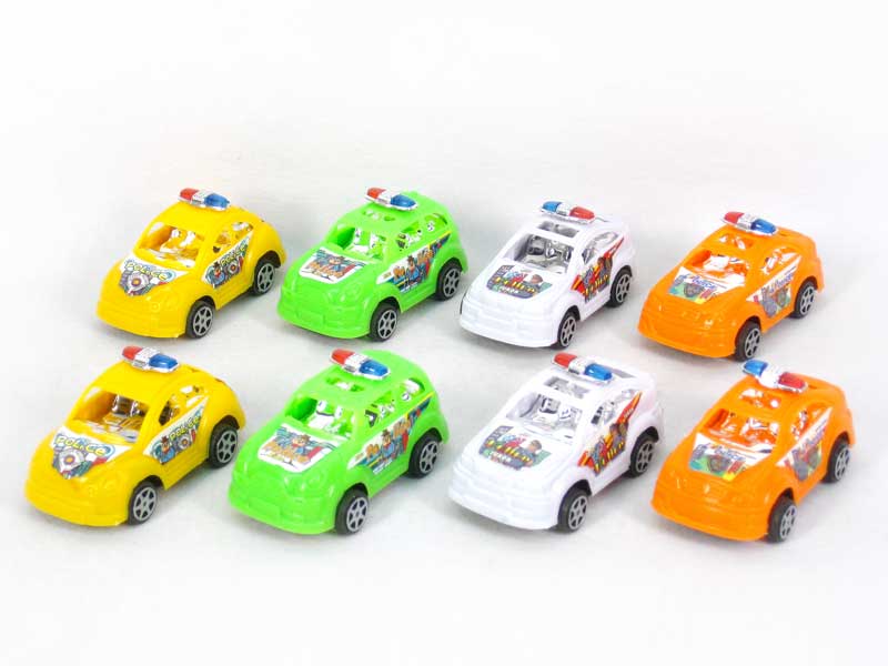 Pull Back Police Car(8in1) toys