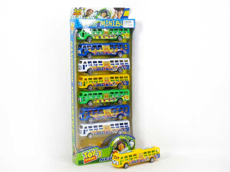 Pull Back Bus(8in1) toys