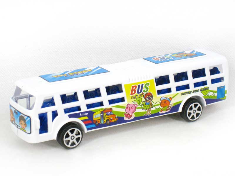 Pull Back Bus(4C) toys