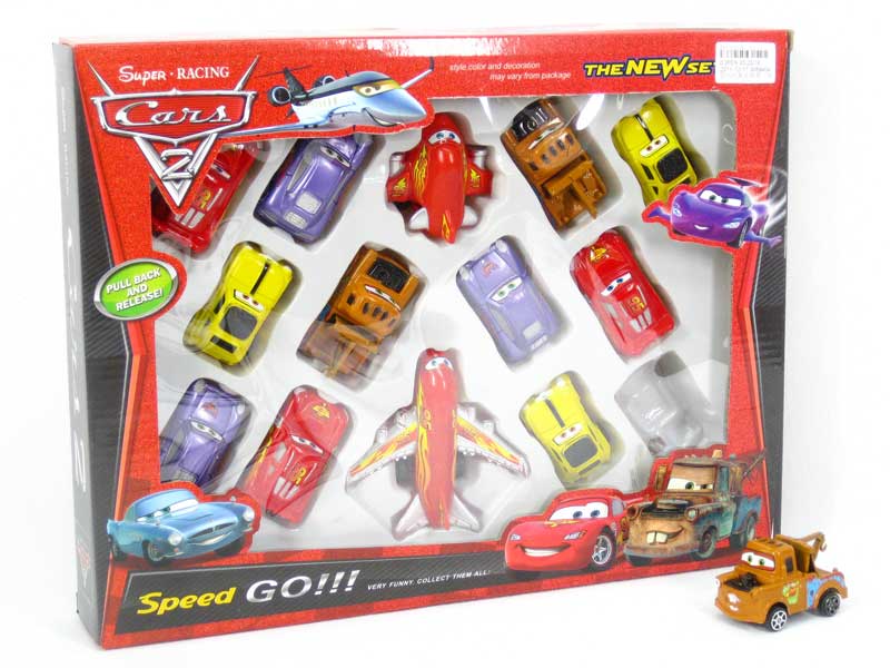 Pull Back Car & Pull Back Plane(14in1) toys