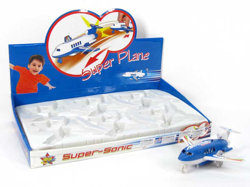 Pull Back Plane W/L(6in1) toys