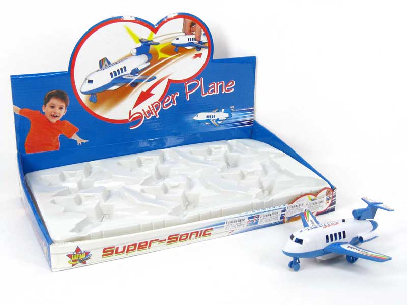 Pull Back Plane W/L_S(6in1) toys