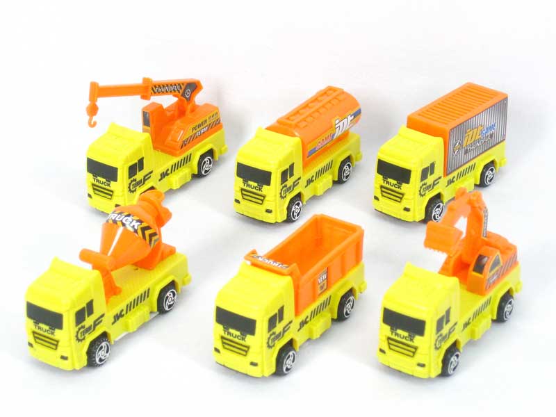 Pull Back Construction Truck(6S) toys