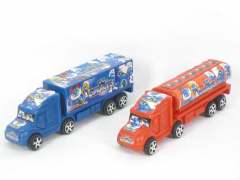 Pull Back Container & Tank Truck(2S2C) toys