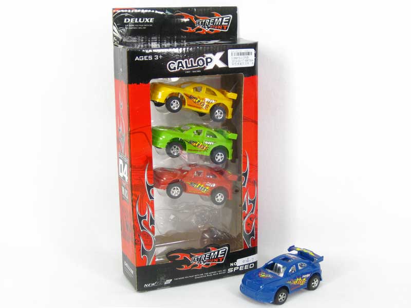 Pull Back Car(4in1) toys