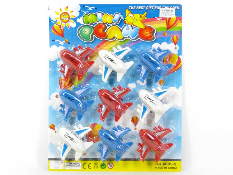Pull Back Airplane(9in1) toys