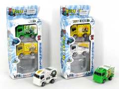 Pull Back Container Car(3in1)