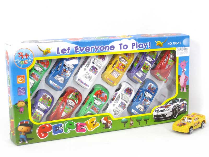 Pull Back Racing Car(12in1) toys