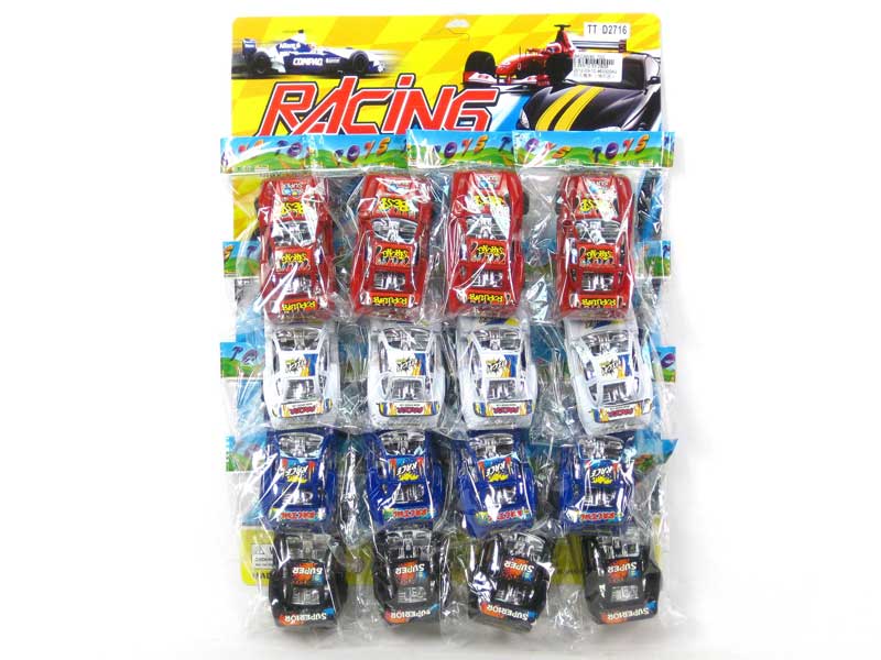 Pull Back Sports Car(16in1) toys