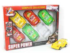 Pull Back Sports Car(6in1) toys